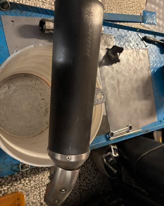 Scarico in carbonio per honda nc750