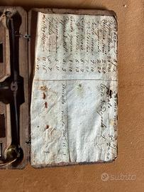 Bilancino monetario antico fine ’700/primi ’800