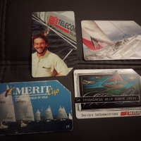 Schede telefoniche Giovanni Soldini regata Merit