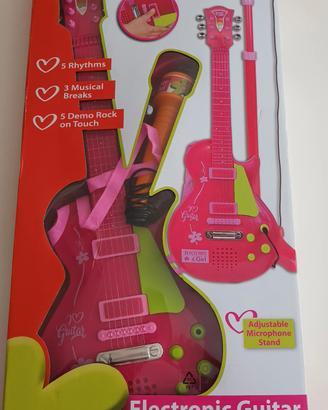 chitarra e microfono Bontempi 3+