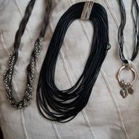 tris collane materiali vari 