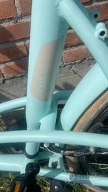 Bicicletta elops 320 verde menta/ verde acqua