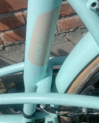 Bicicletta elops 320 verde menta/ verde acqua