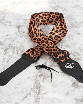Tracolla cinta cinghia Leopardata chitarra basso