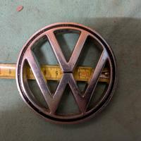 Logo VW Maggiolino 1960-67 Originale - Alluminio 