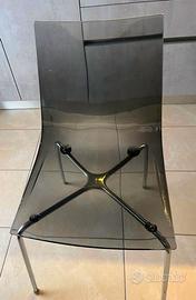 Sedia trasparente robusta 4pz
