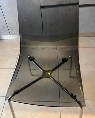 Sedia trasparente robusta 4pz