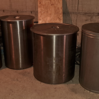 Deraspatrice e contenitore acciaio inox