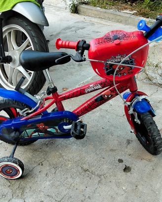 bicicletta bambino spiderman 