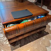 Tavolino da caffè top in pelle Theodere Alexander