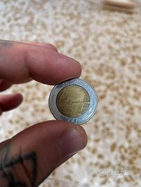 Moneta 500 lire italia 1986 rara per collezionisti