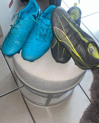 scarpe da calcio, tenute molto bene come nuove