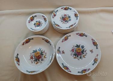 Servizio da dessert in porcellana