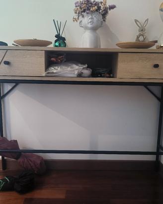 Tavolo Consolle HOMCOM stile industriale/moderno