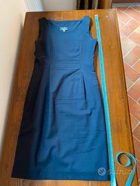 Vestito blu taglia 42 tubino classico