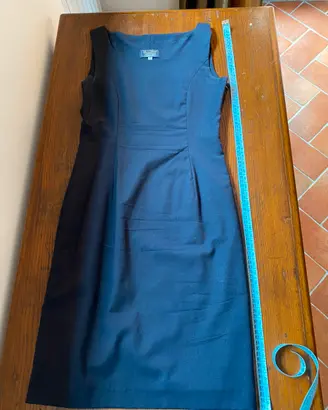 Vestito blu taglia 42 tubino classico