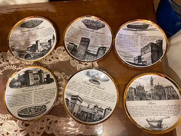 Set sei piatti fornasetti