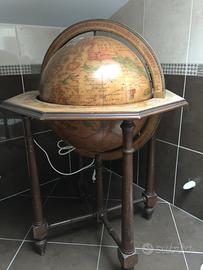 Giradischi mappamondo vintage