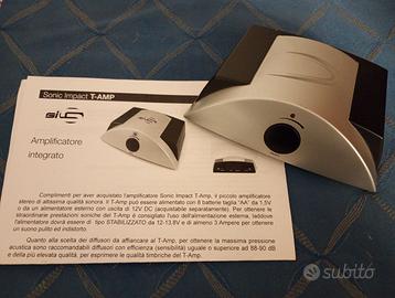 Amplificatore Sonic Impact T-amp con alimentatore