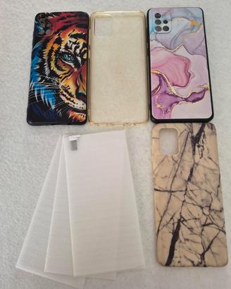 cover + 3 vetri samsung galaxy a71
