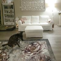 Fodera bianca per  divano e poggiapiedi EKTORP