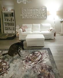 Fodera bianca per  divano e poggiapiedi EKTORP