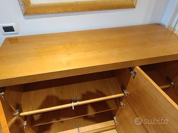 mobile  credenza color legno noce