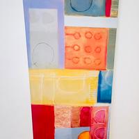 Quandro in tela astratto moderno