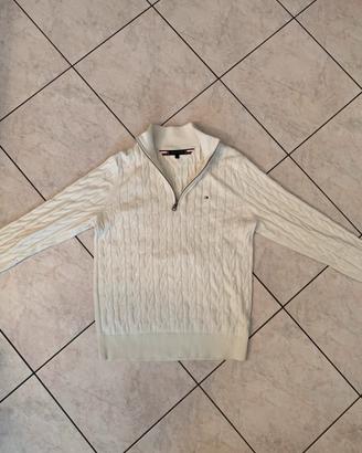 Pullover Tommy Hilfiger a maglia intrecciata