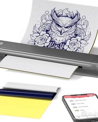 Stampante termica per tatuaggi NUOVA E COMPLETA 