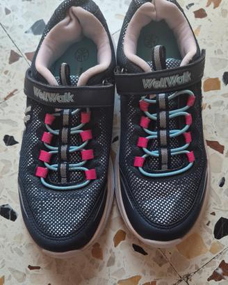 Sneakers bimba WellWalk tg 34 blu

