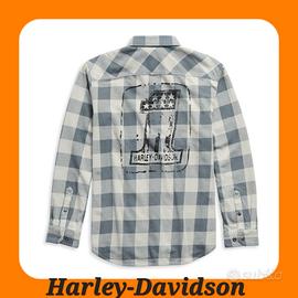 CAMICIA A QUADRI H-D LOGO N. 1 UOMO