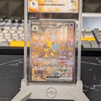 Pokemon Alakazam 201 Set 151 Italiano GRAAD 9,5