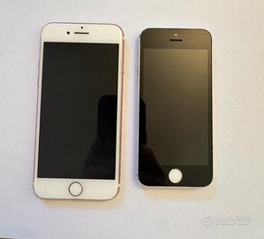 Lotto iPhone ricambi 7 Rosa 128GB + 5s 16GB