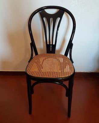 Tre sedie in legno anni 50