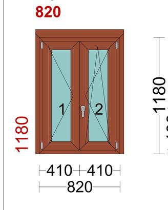 N. 11 Infissi in legno massello