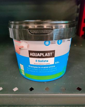 31 vasetti 800ml STUCCO IN PASTA SOLISTA AGUAPLAST