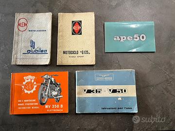 Vecchi Libretto uso e manutenzione