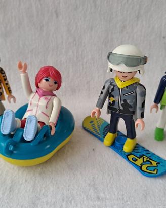 playmobil 9284 9286 sciatori family fun