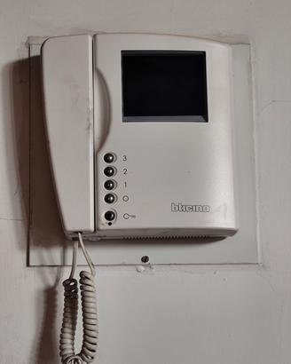 Bticino - Monitor videocitofono swing sfera bianca