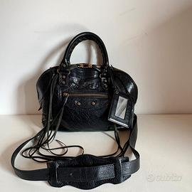 Balenciaga classic bowling 30 arena lambskin