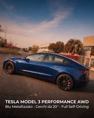 TESLA MODEL 3 LONG RANGE PERFORMANCE AWD