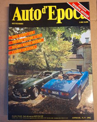 Rivista Auto D'epoca 