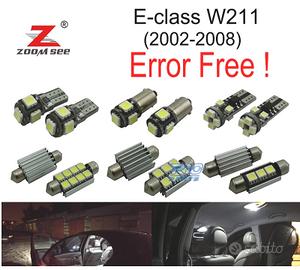 KIT 25 LAMPADE LED INTERNE MERCEDES CLASSE E W211 