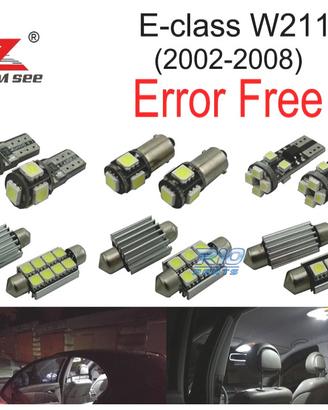 KIT 25 LAMPADE LED INTERNE MERCEDES CLASSE E W211 