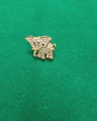 Spilla elefante Swarovski 