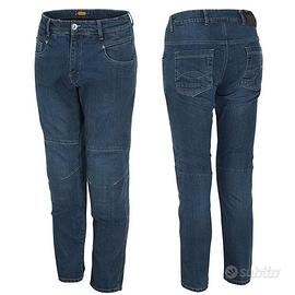 PANTALONE JEANS MOTO MOORE UOMO + FIBRA KEVLAR