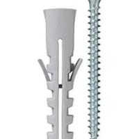 700 tasselli a muro ⌀ 6mm con viti in acciaio 4x30