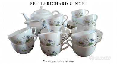 Servizio da tè Richard Ginori completo 