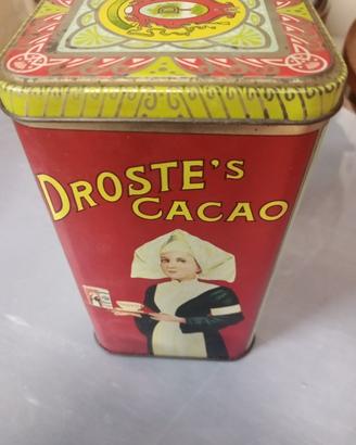 scatola di latta vintage Droste's cacao Holland 